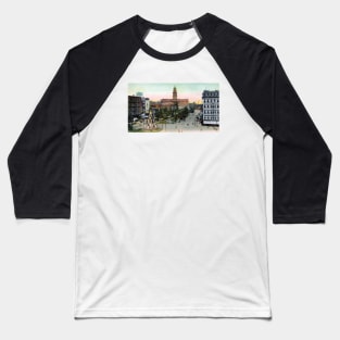 1910 Cadillac Square Detroit Michigan Baseball T-Shirt